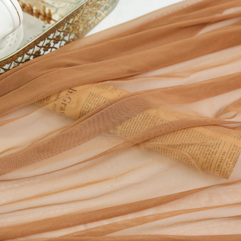 Crystal Mesh Fabric - 150x100cm High Elasticity Power Mesh Fabric