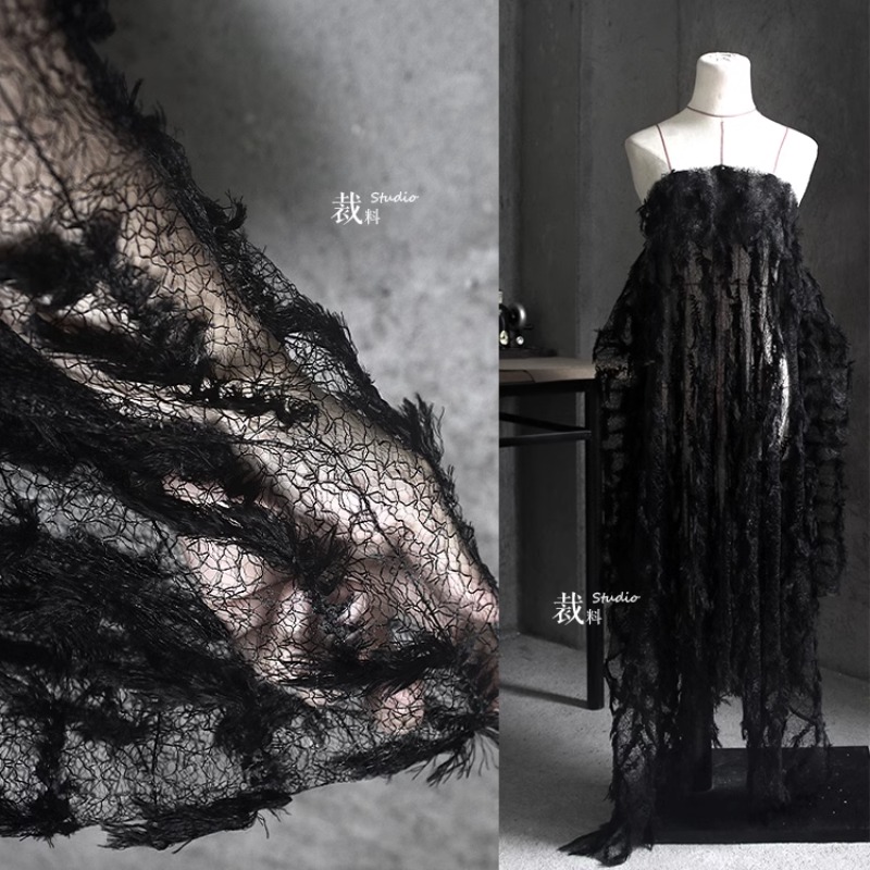 Crystal Mesh Fabric - Light and Frivolous Original Irregular Hollow