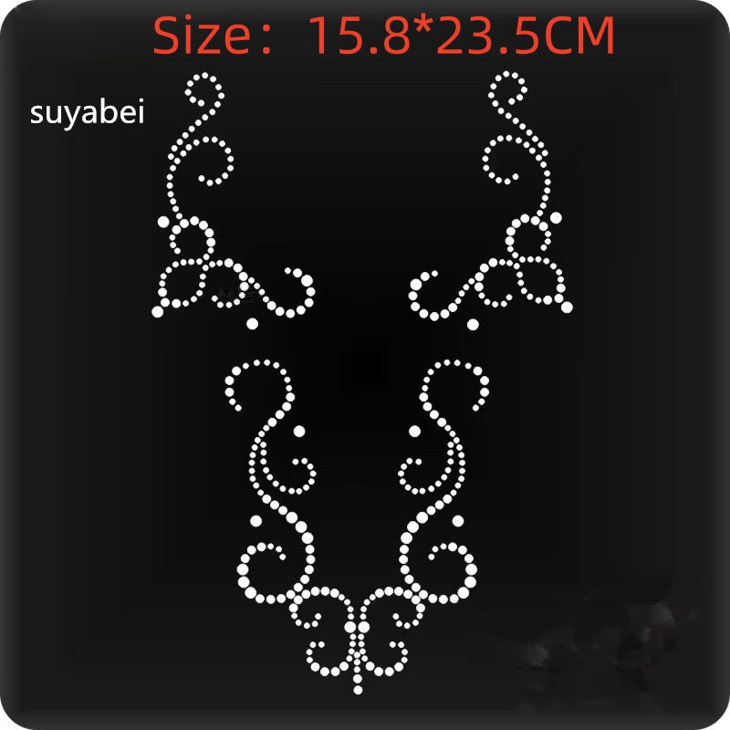 2pc/lot Iron-On Rhinestone Flo - огляд і ціна Hotfix Rhinestone Sheet