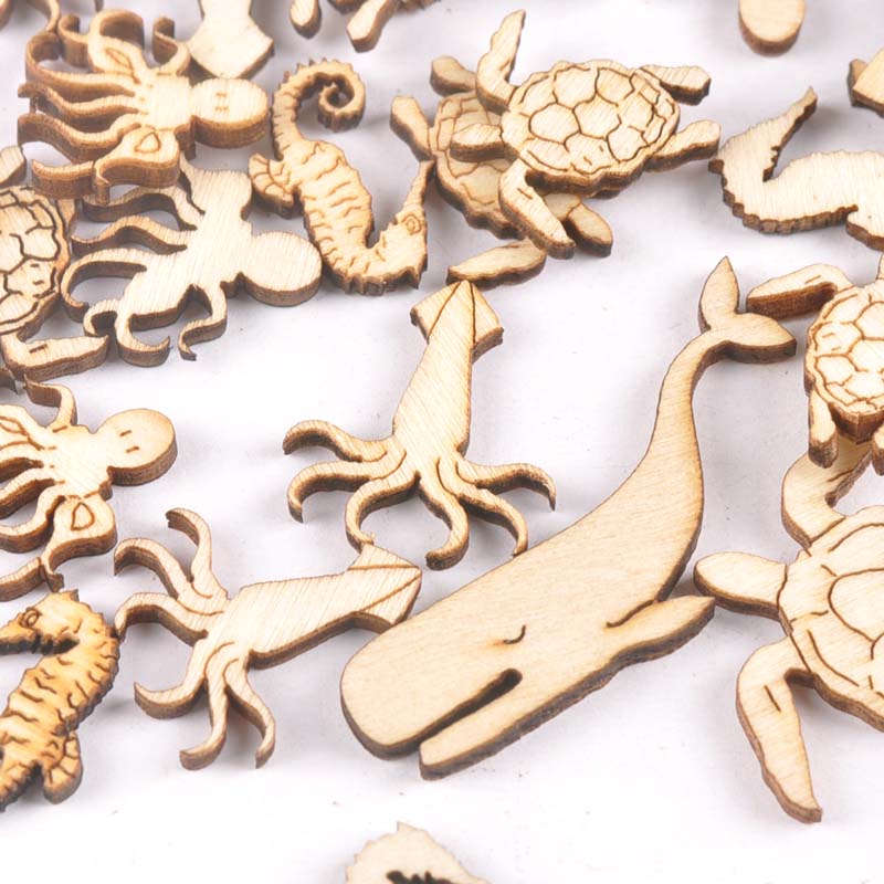 20Pcs 25-40mm Sea Turtle/horse - огляд і ціна Craft Embellishment