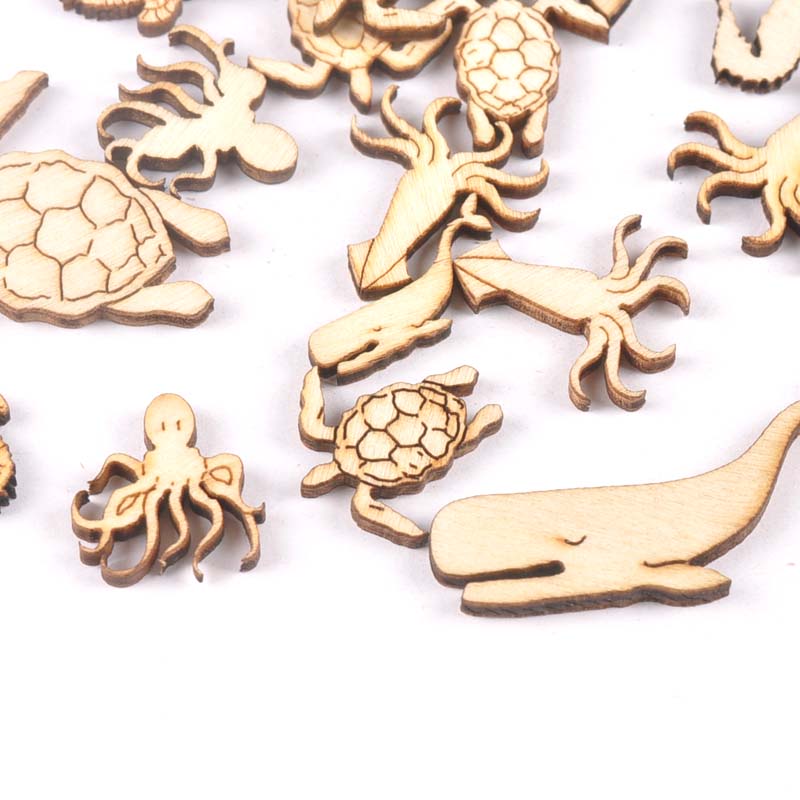 20Pcs 25-40mm Sea Turtle/horse - огляд і ціна Craft Embellishment