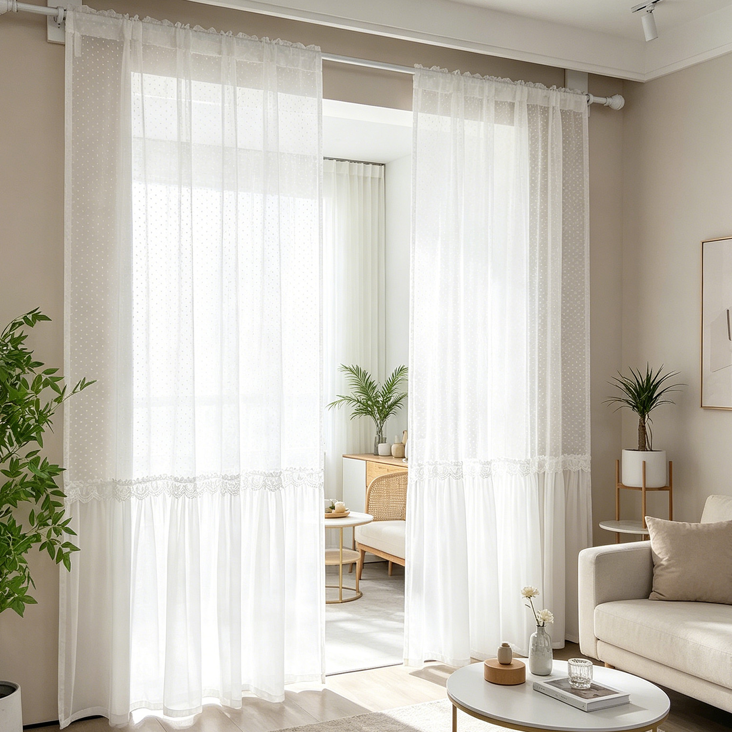 French Romantic Sheer Curtain  - огляд і ціна Guipure Lace Panel