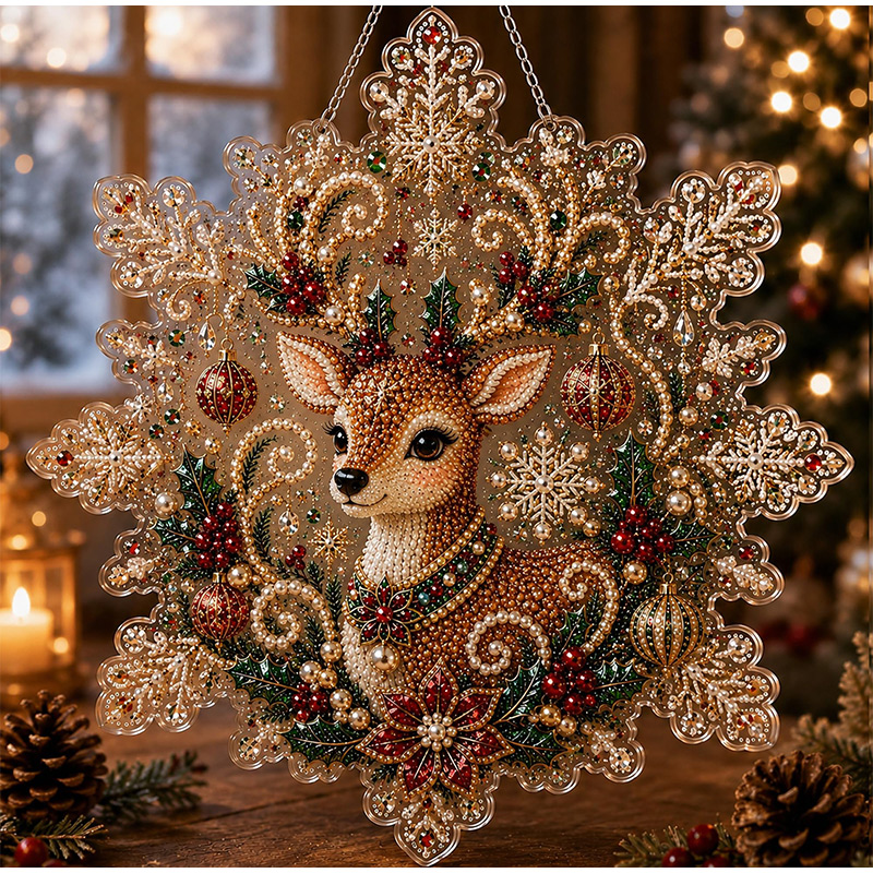 DIY Christmas Pearl Diamond Pa - огляд і ціна Guipure Lace Panel