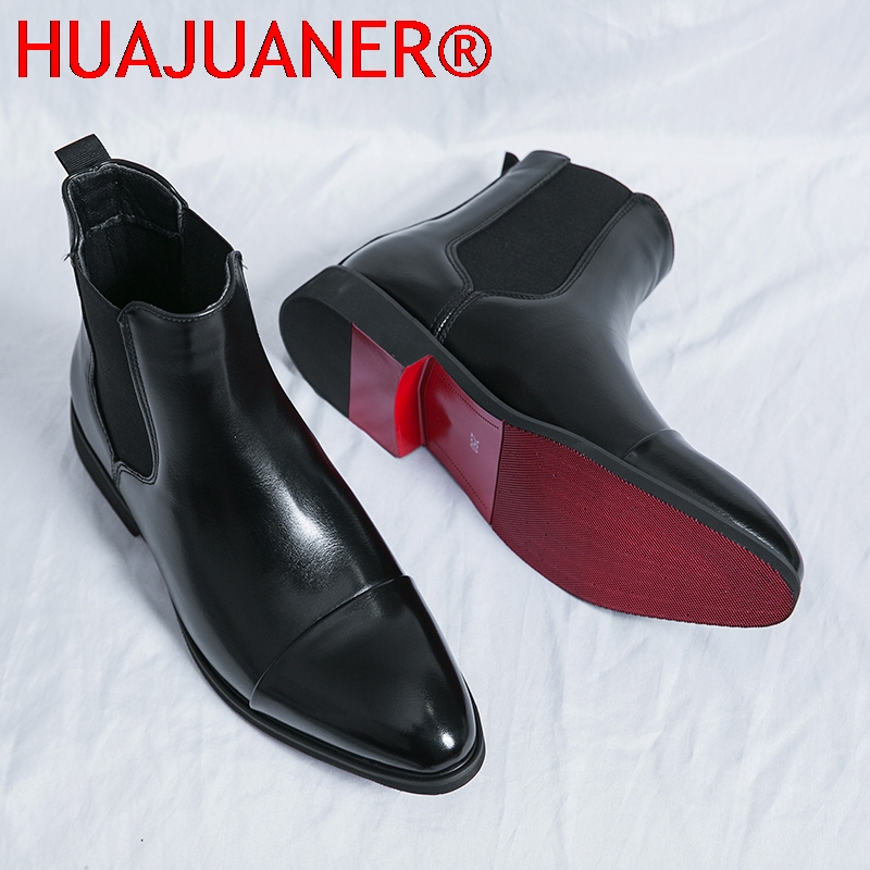 British Style Men's Black Chel - огляд і ціна Guipure Lace Panel