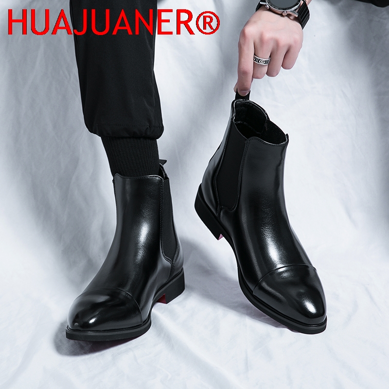 British Style Men's Black Chel - огляд і ціна Guipure Lace Panel