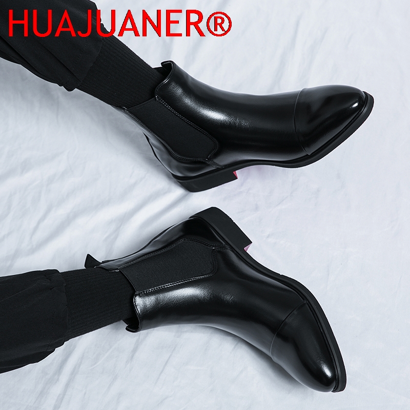 British Style Men's Black Chel - огляд і ціна Guipure Lace Panel