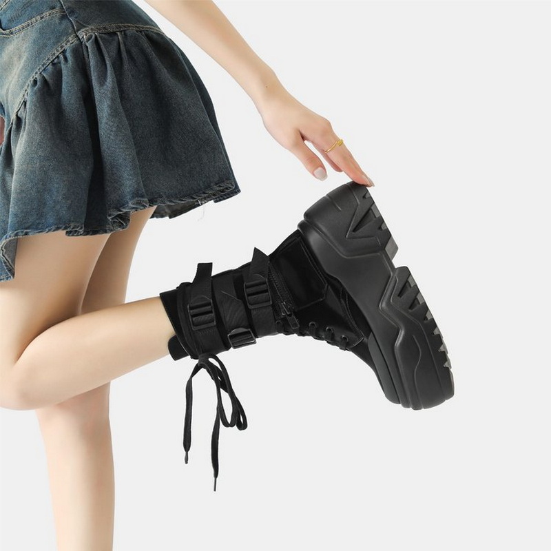 Hot Fashion Women Chunky Platf - огляд і ціна Guipure Lace Panel