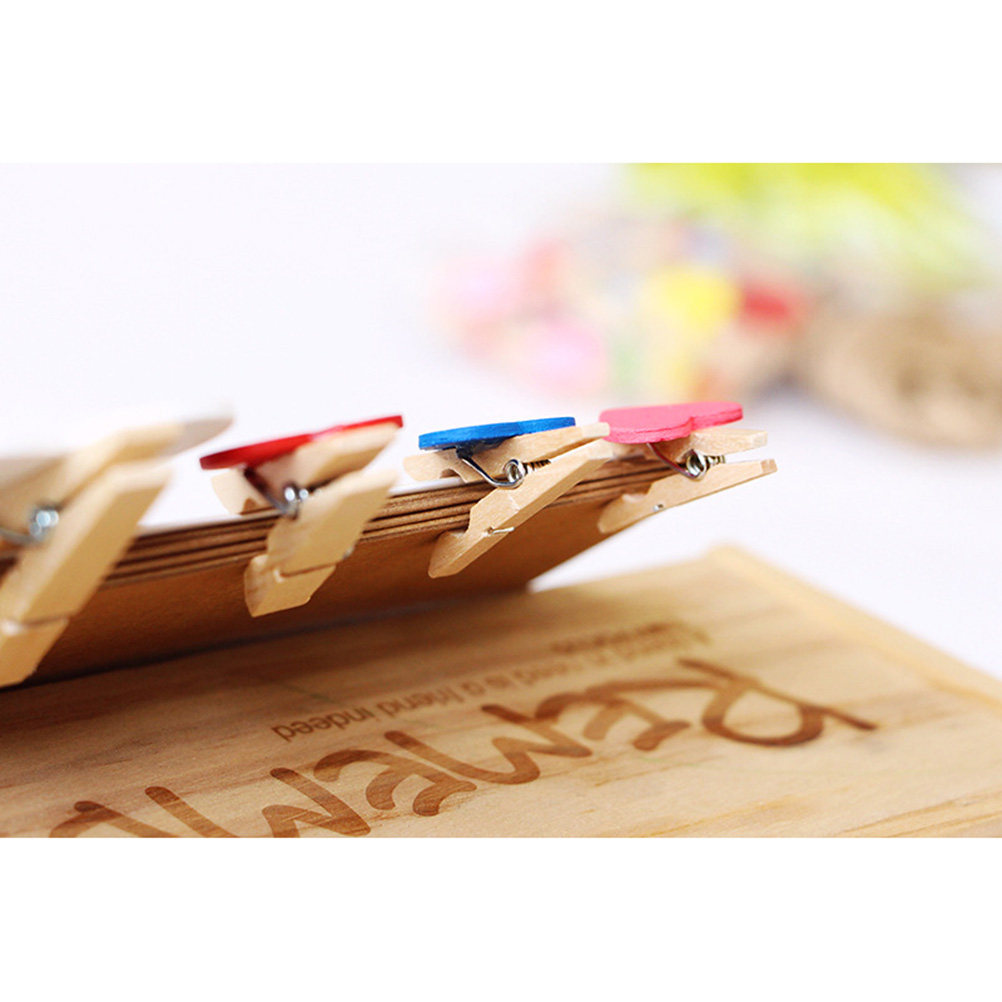 50Pcs Mini Wooden Clothespins  - огляд і ціна Craft Embellishment