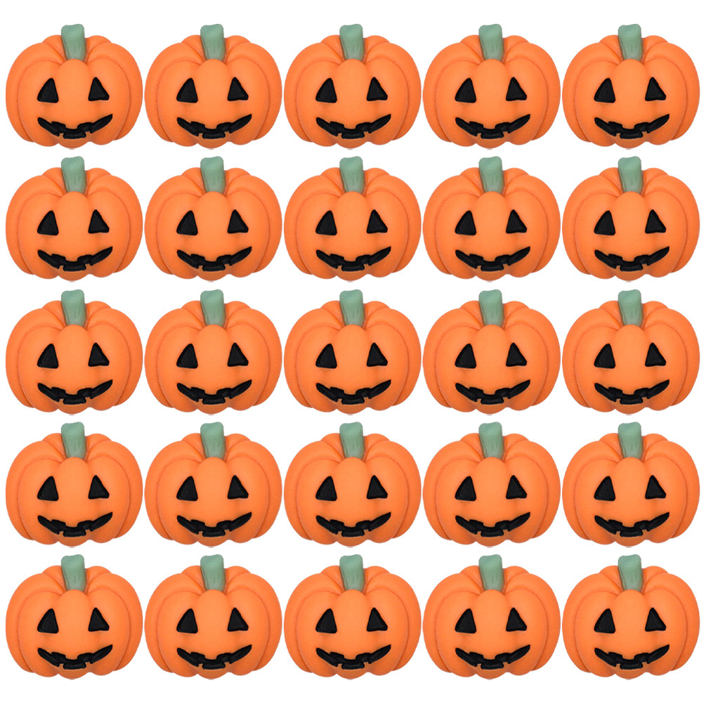 50Pcs Tiny Resin Pumpkin Charm - огляд і ціна Craft Embellishment
